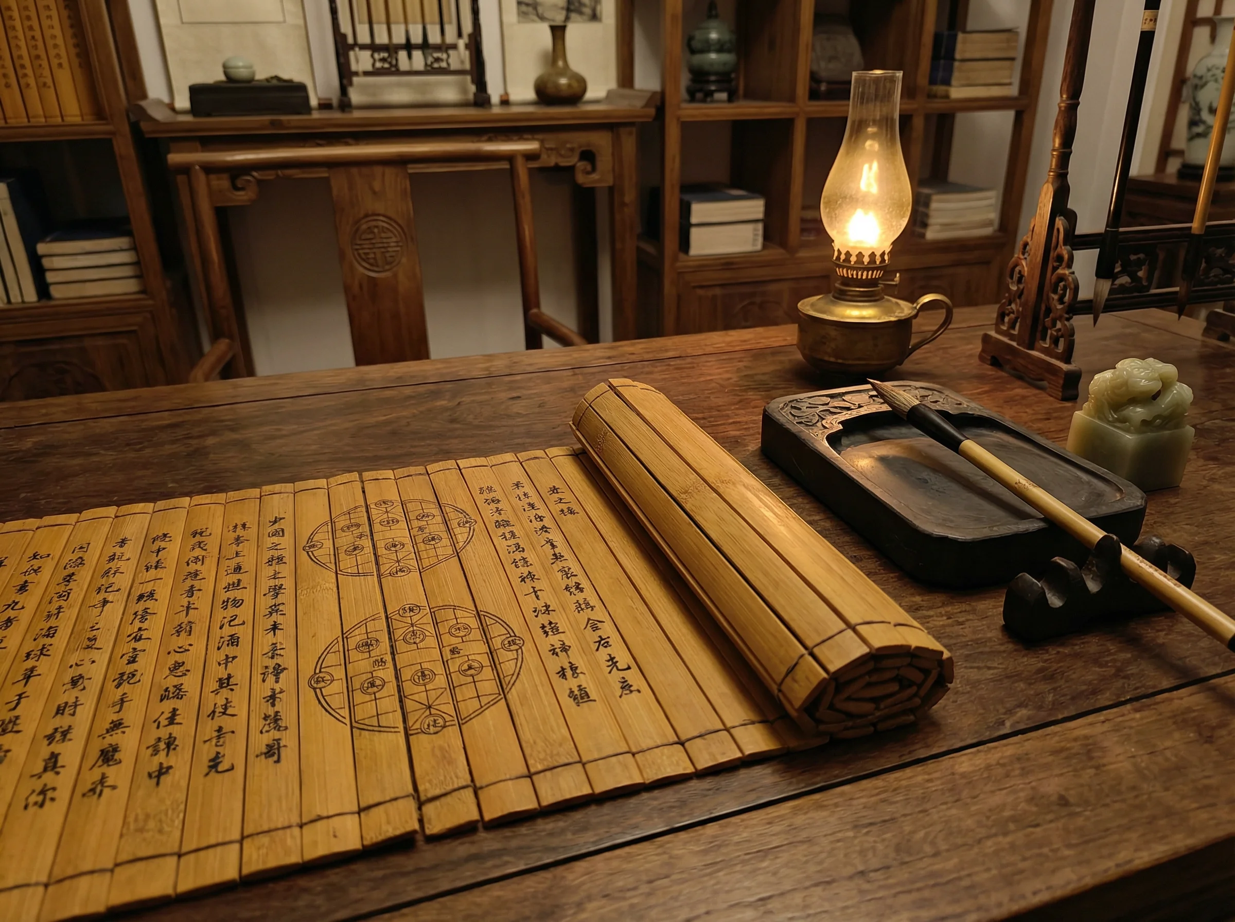 古代棋谱卷轴 - 麻将pg